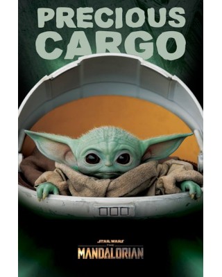 Duży Plakat - Baby Yoda