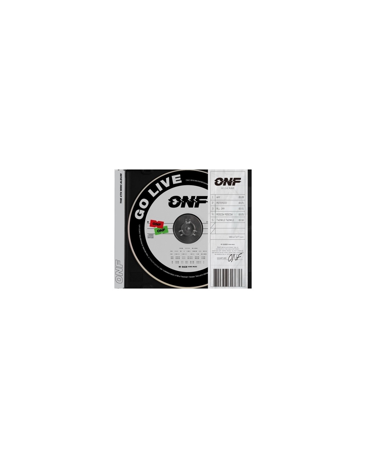 ONF - GO LIVE (4TH MINI ALBUM)
album płyta sklep kpop