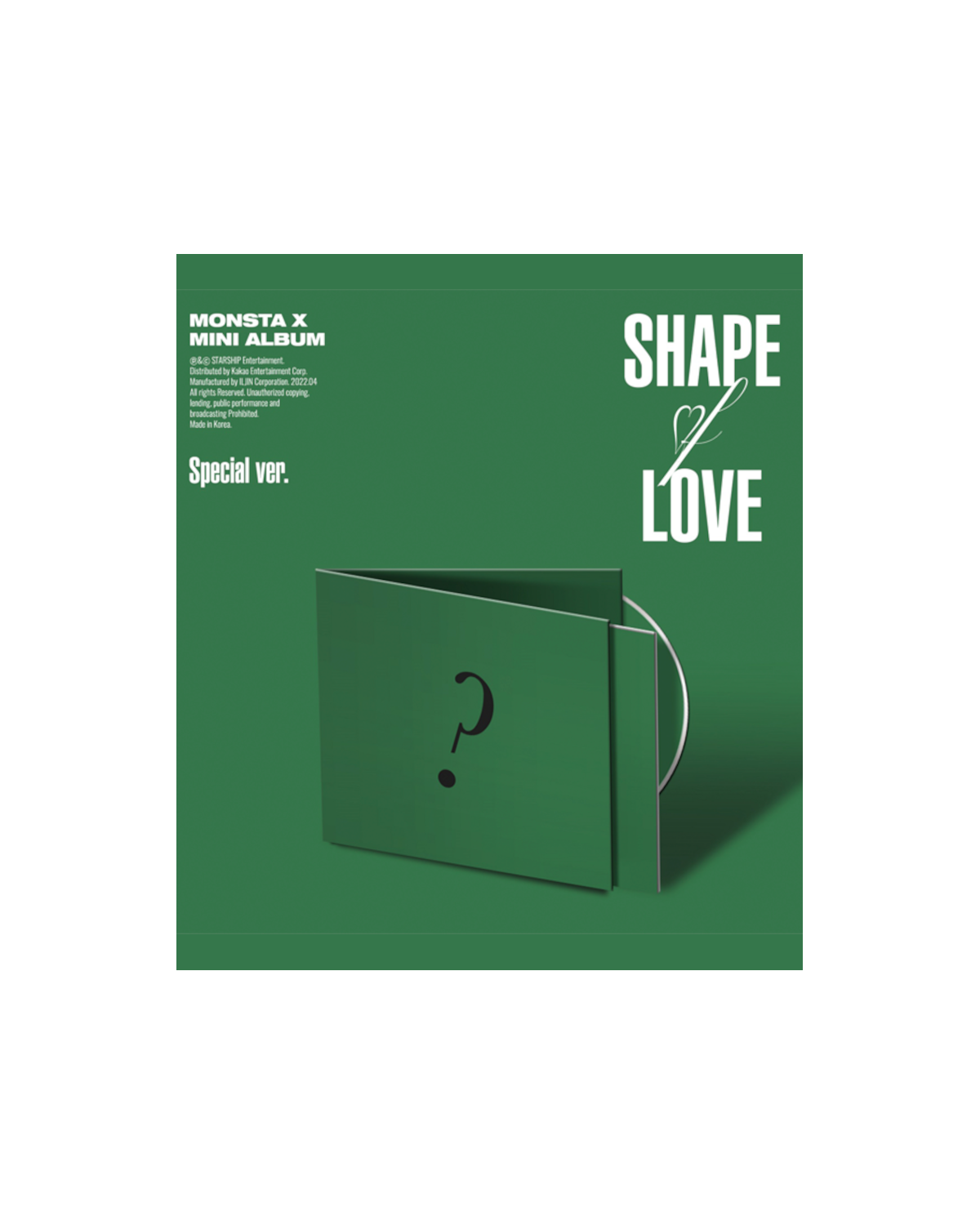 MONSTA X - SHAPE of LOVE 11th Mini Album
