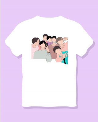 Koszulka BTS - wzór 2