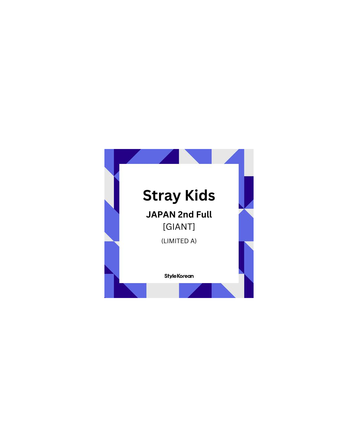 JP Stray Kids- Japan 2nd Full Album GIANT (LIMITED A)