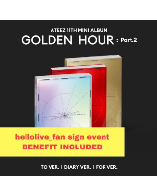 ATEEZ - GOLDEN HOUR : Part.2 (z dodatkiem HelloLive Fansign)