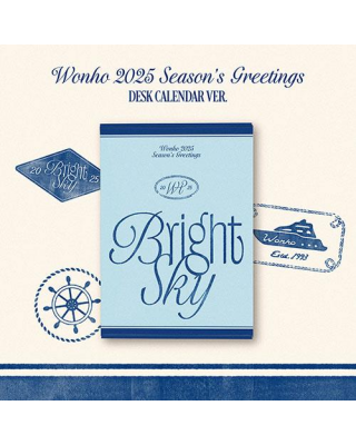 WONHO - 2025 Season’s Greetings 'Bright Sky' DESK CALENDAR VER.