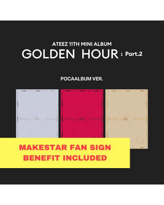 ATEEZ - GOLDEN HOUR : Part.2 (POCA Ver.) (z dodatkiem MAKESTAR_FAN SIGN)