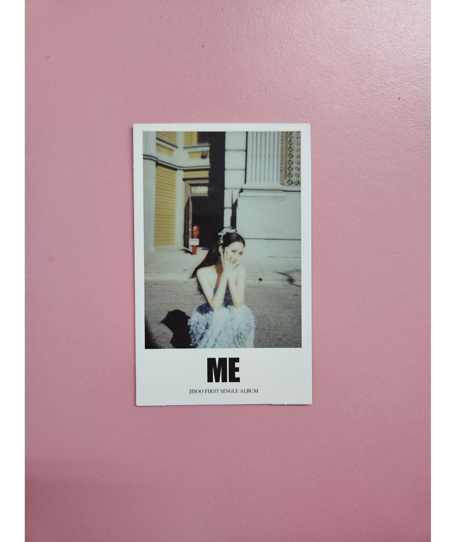 Oficjalny polaroid weverse do albumu Jisoo ME - kszop