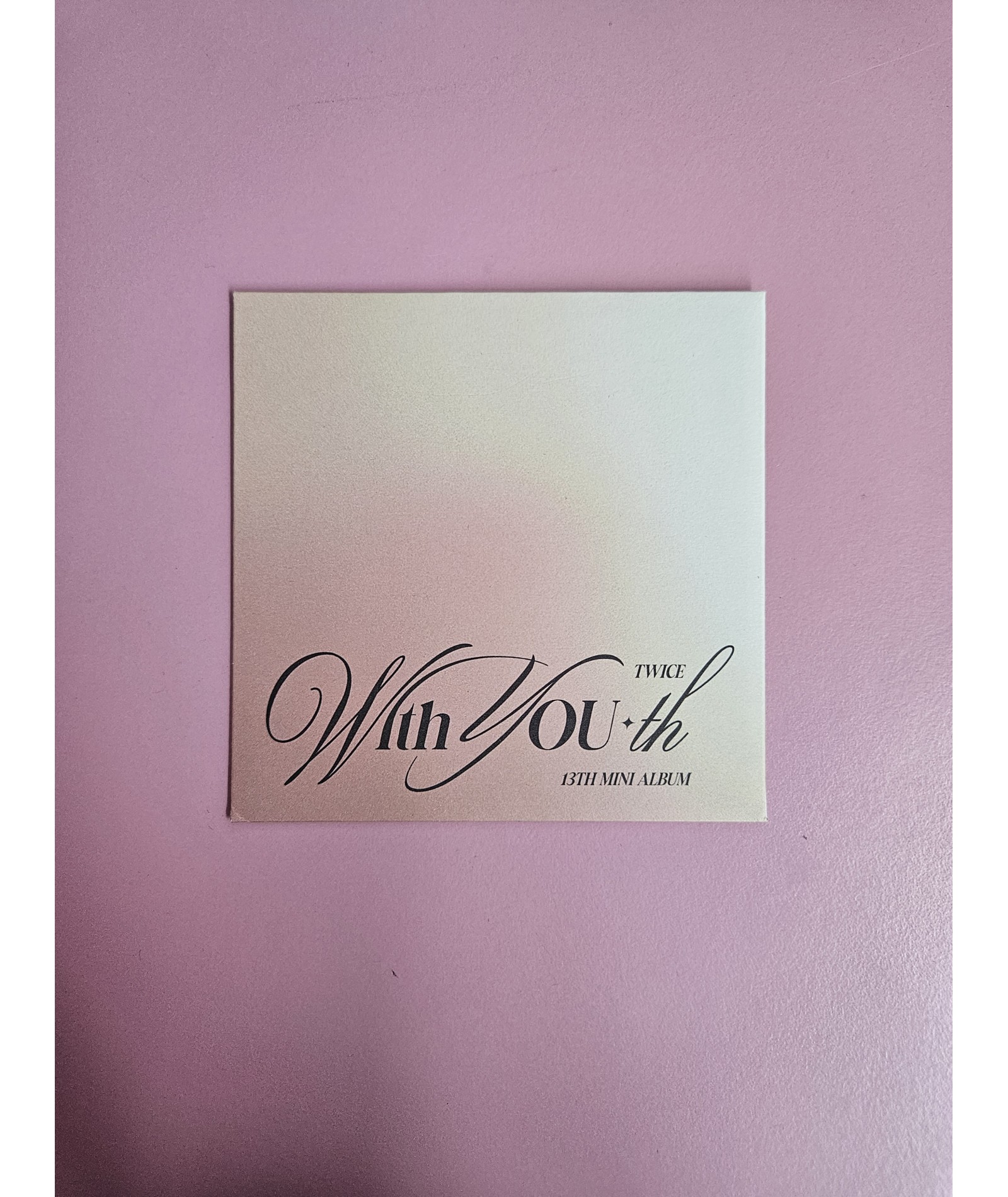Preorder pob ver. digipack TWICE - WITH YOU-th