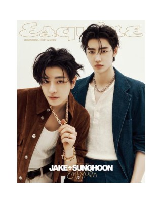 Na zamówienie magazyn ESQUIRE 2025.06 x ENHYPEN JAKE&SUNGHOON A TYPE w kpopszop, sklep kpop, poznań