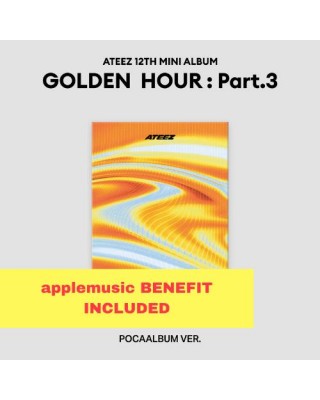 Preorder: (applemusic) ATEEZ - GOLDEN HOUR : Part.3 (POCAALBUM ver.) album ateez kpopszop poznań makestar dodatek