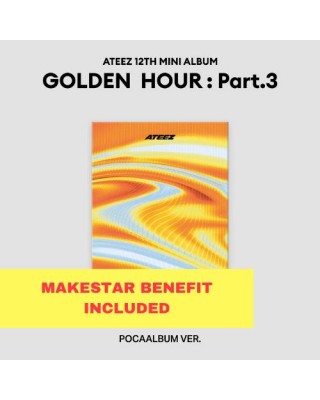 Preorder: (MAKESTAR) ATEEZ - GOLDEN HOUR : Part.3 (POCAALBUM ver.) sklep kpopszop poznań