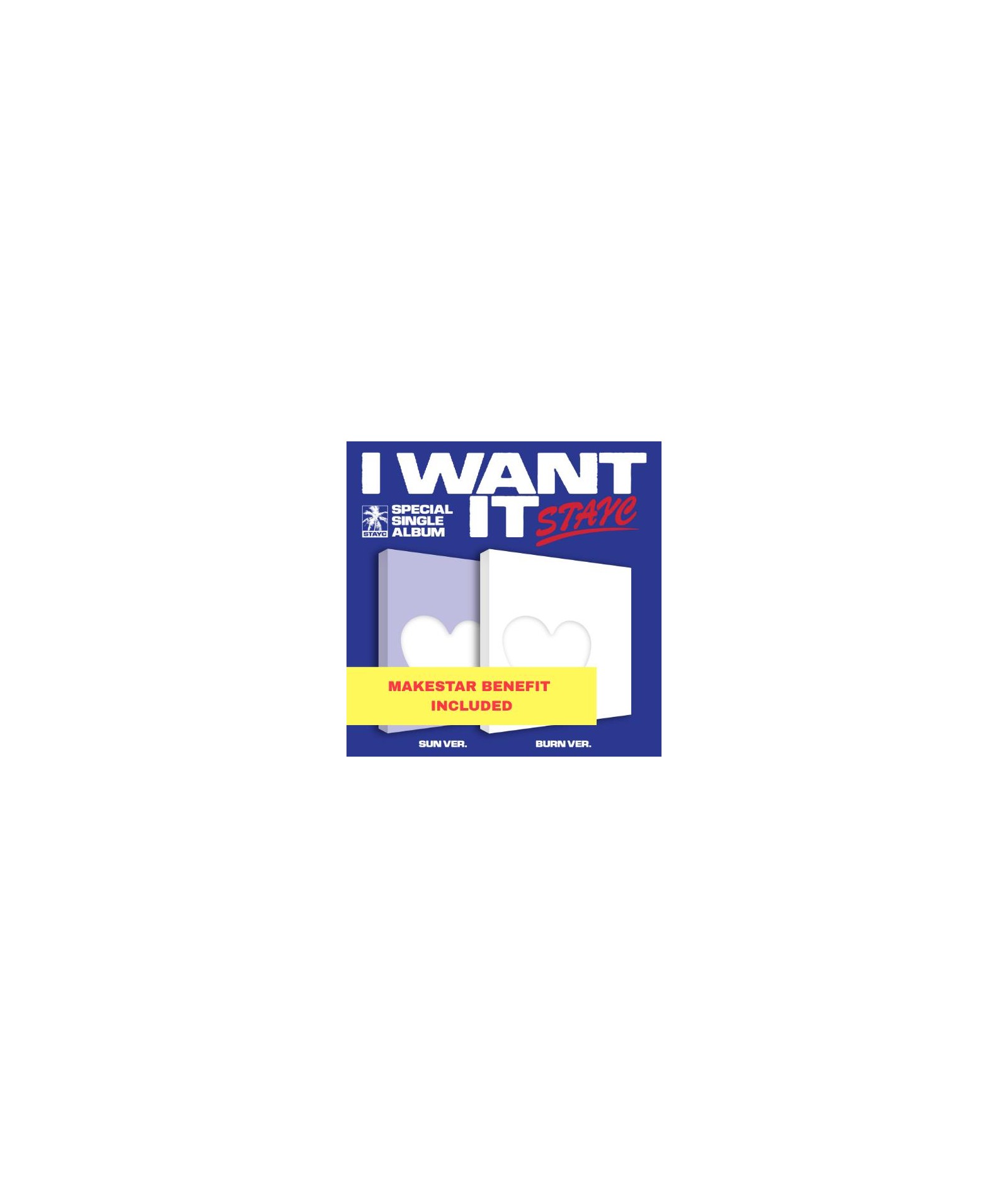 Preorder albumu z dodatkiem MAKESTAR STAYC - Special Single : I WANT IT sklep z albumami kpop polska poznań