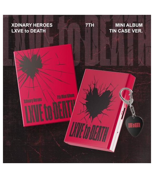 Pre-Order:  Xdinary Heroes - LXVE to DEATH (TIN CASE Ver.)  xdh xdinary heroes sklep kpop polska