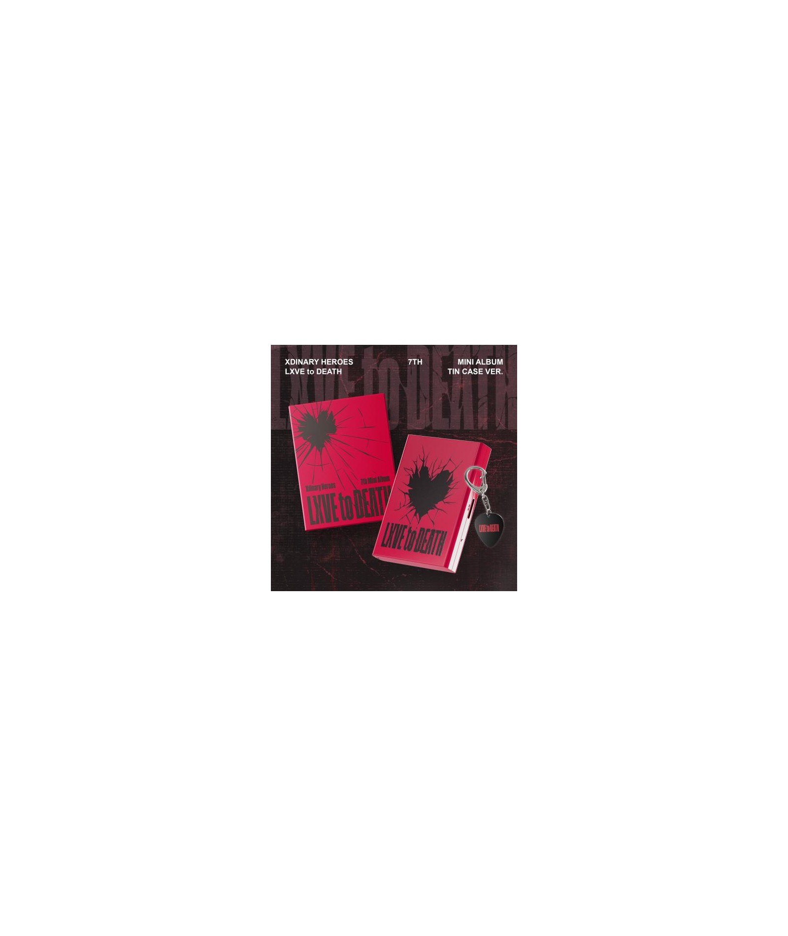 Pre-Order:  Xdinary Heroes - LXVE to DEATH (TIN CASE Ver.)  xdh xdinary heroes sklep kpop polska