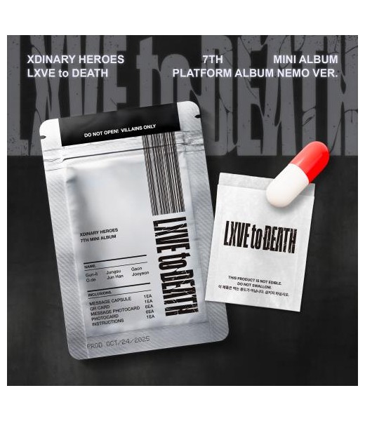 Pre-Order: Xdinary Heroes - LXVE to DEATH (Platform Ver.)  sklep z albumami kpop xdh kpopszop polska