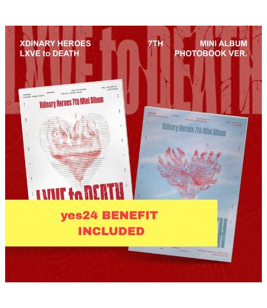 Pre-Order: (yes24) Xdinary Heroes - LXVE to DEATH (Phtobook Ver.) (Random Ver.) sklep kpopszop poznań