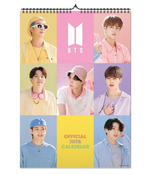 Kalendarz A3 2026 - BTS sklep z albumami kpop kpopszop