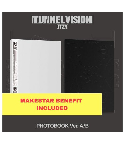 Pre-Order: (MAKESTAR) ITZY - [TUNNEL VISION] (Photobook Ver.) preorder benefits kpop album itzy kpoposzop