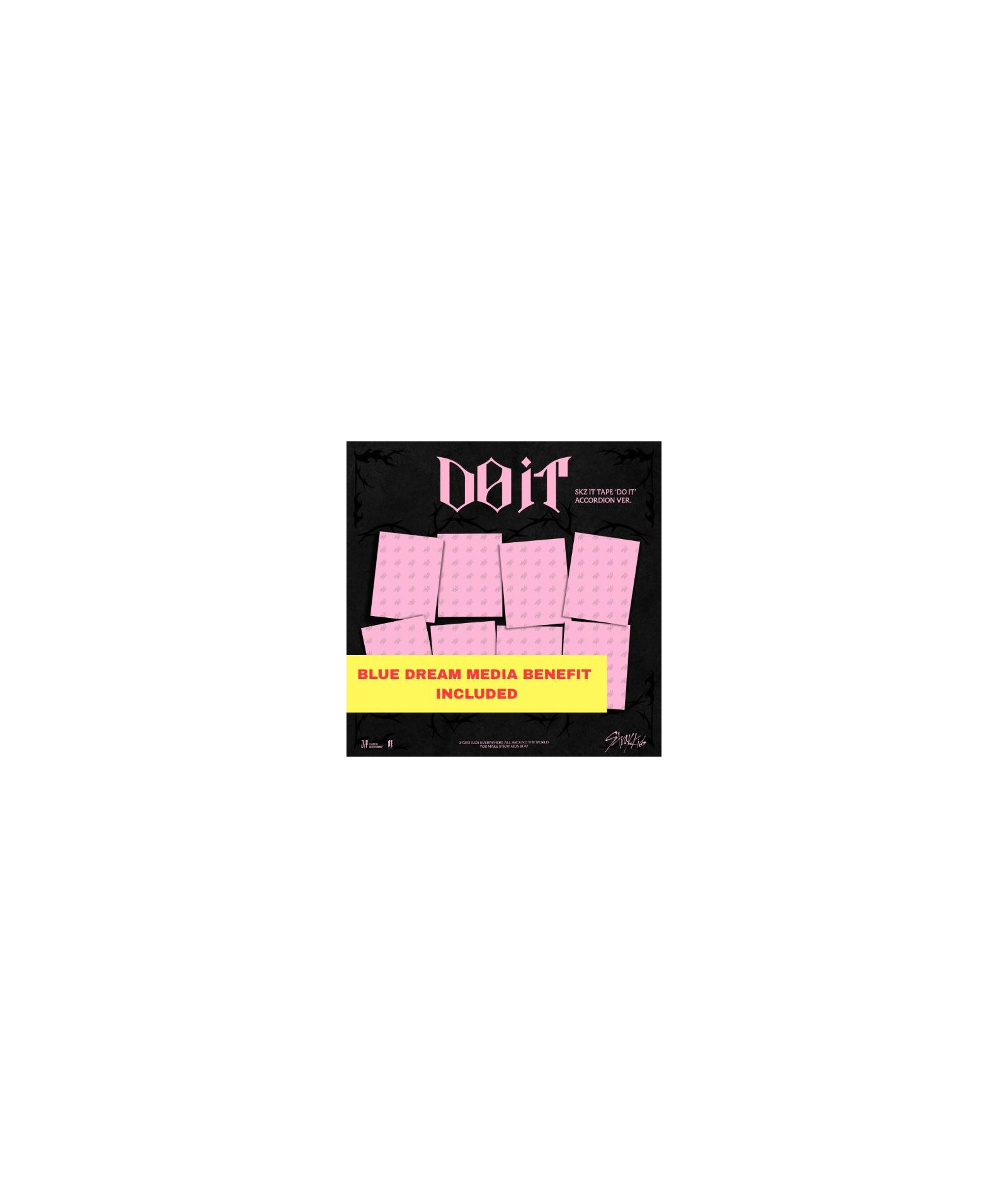 Preorder: (BLUE DREAM MEDIA) Stray Kids - SKZ IT TAPE 'DO IT' (ACCORDION VER.) pob skelp z albumami kpop skz płyta