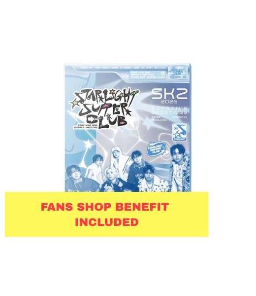 Preorder: (FANS SHOP) Stray Kids 2026 SEASON'S GREETINGS STRAIGHT SUPPER CLUB skz sklep z albummi kpop kpopszop albumy kpopowe