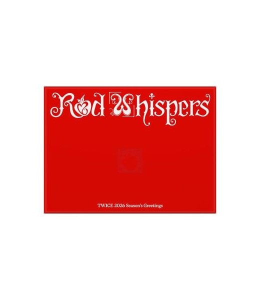 Preorder: TWICE 2026 SEASON'S GREETINGS RED WHISPERS kpop zespół twice sklep z albumami kpop polska muzyka