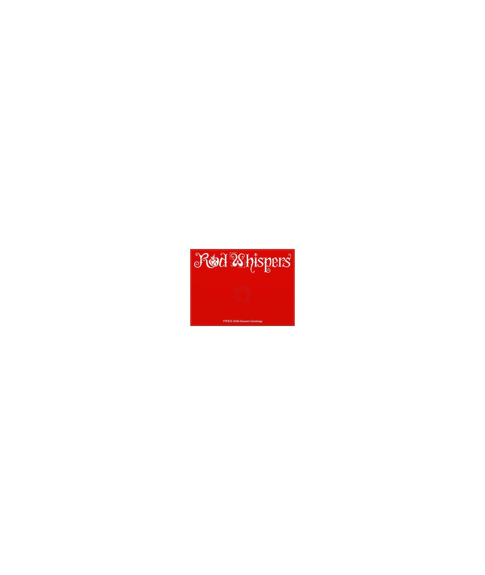 Preorder: TWICE 2026 SEASON'S GREETINGS RED WHISPERS kpop zespół twice sklep z albumami kpop polska muzyka