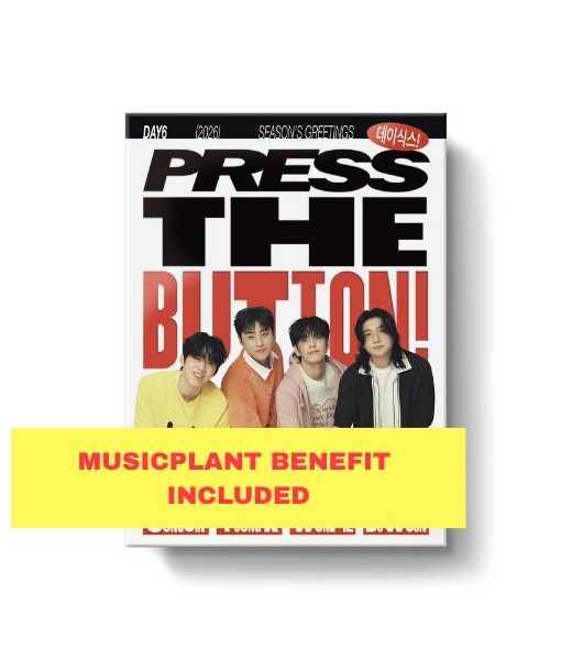 Preorder: (MUSICPLANT) DAY6 2026 SEASON'S GREETINGS PRESS THE BUTTON day6 kpop muzyka sklep z albumami kpop polska