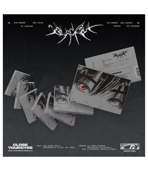 Preorder: CLOSE YOUR EYES The 3rd Mini Album 'blackout' ​(eyes ver.) sklep kpopszop polska album kpop