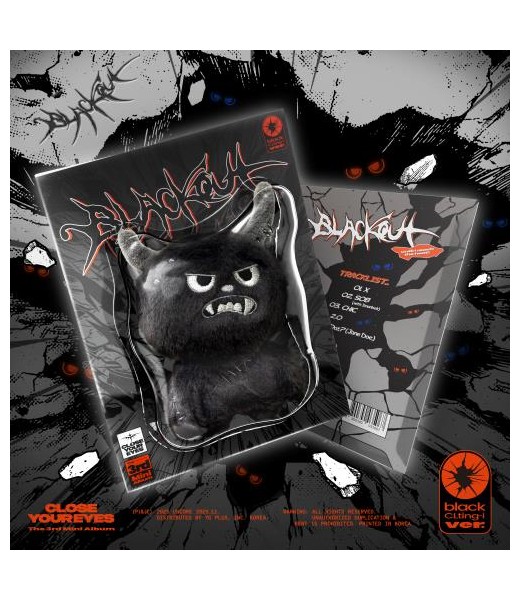 Preorder: CLOSE YOUR EYES The 3rd Mini Album 'blackout' ​(black CLting-i ver.) preorder album kpop sklep z albumami kpop