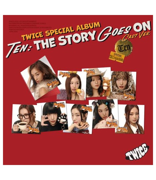 TWICE - SPECIAL ALBUM [TEN: The Story Goes On] (Cast Ver.) sklep kpop album twice muzyka