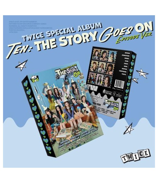 TWICE - SPECIAL ALBUM [TEN: The Story Goes On] (EPISODE Ver.) skelp z albumami kpop kposzop polska