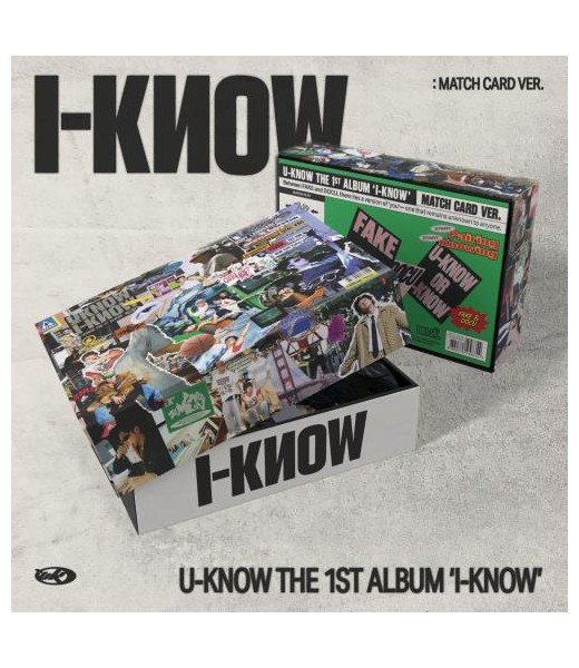 Pre-Order: U-KNOW - I-KNOW (Match Card Ver.) (Smart Album) przedsprzedaż album kpop sklep z albumami kpopowymi