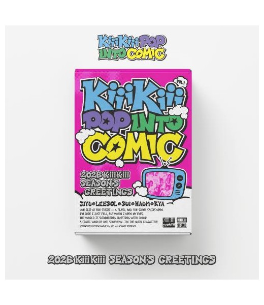 Preorder: KiiiKiii 2026 SEASON'S GREETINGS [KiiiKiii POP INTO COMIC]  album sklep kpop polska