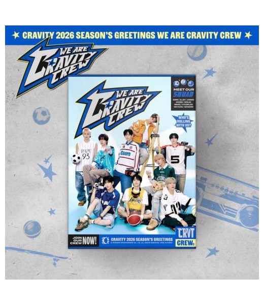 Preorder: CRAVITY 2026 SEASON'S GREETINGS [WE ARE CRAVITY CREW]  kpop sklep stacjonarny