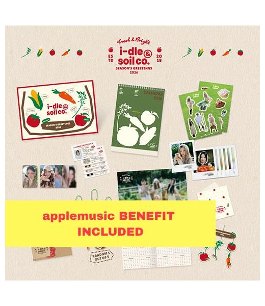 Preorder: (applemusic) i-dle - 2026 SEASON'S GREETING [i-dle & Soil Co.] sklep kpopszop album kpop poznań muzyka