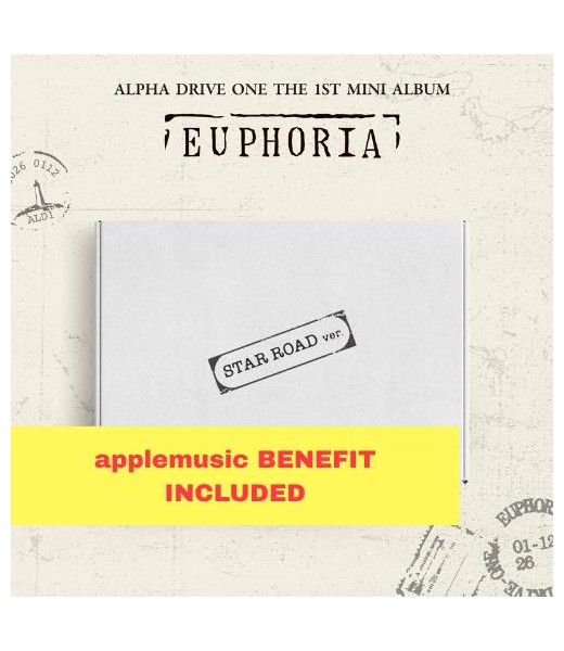 Pre-Order: (applemusic) ALPHA DRIVE ONE - 1st mini album ‘EUPHORIA’ (STAR ROAD ver.)  kpop muzyka album kposzop polska
