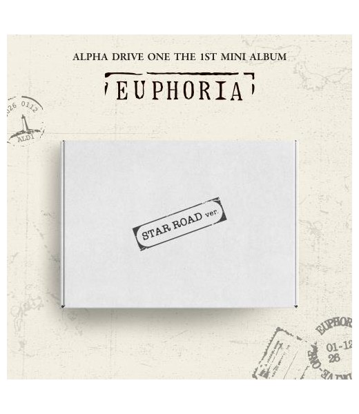 Pre-Order: ALPHA DRIVE ONE - 1st mini album ‘EUPHORIA’ (STAR ROAD ver.)  sklep kpop album