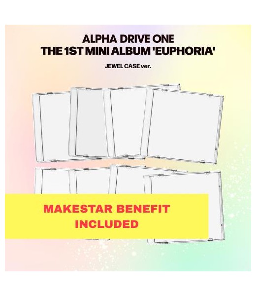 Pre-Order: (MAKESTAR) ALPHA DRIVE ONE - 1st mini album ‘EUPHORIA’ (JEWEL CASE ver.) sklep poznań muzyka kpop