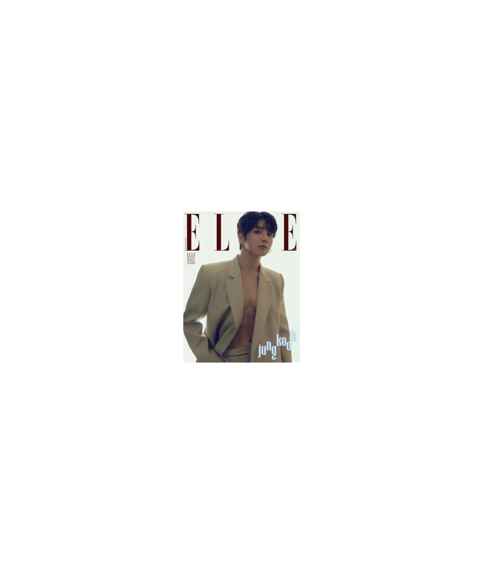 Preorder: ELLE 2026.01 x JUNGKOOK H TYPE kpop merch jk bts kpopszop