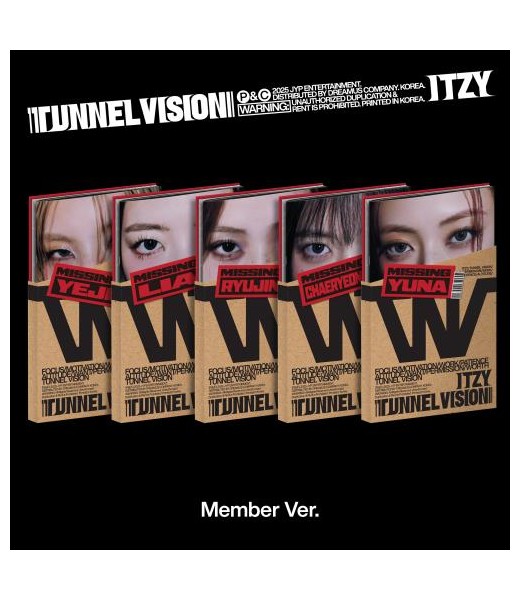preorder ITZY - TUNNEL VISION (Member Ver.) sklep z albumami kpop itzy kpopszop