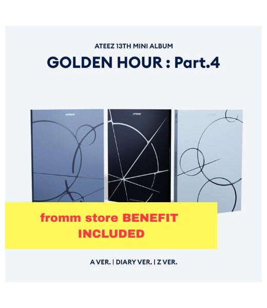 Preorder: ATEEZ - [GOLDEN HOUR : Part.4] POB fromm store kpop album ateez comeback sklep z albumami kpop polska