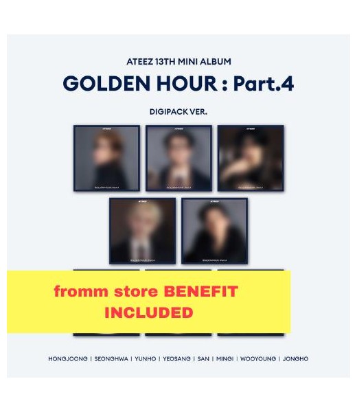 Preorder: ATEEZ - [GOLDEN HOUR : Part.4] (DIGIPACK VER.) POB fromm store skelp kpopszop polska kpop album