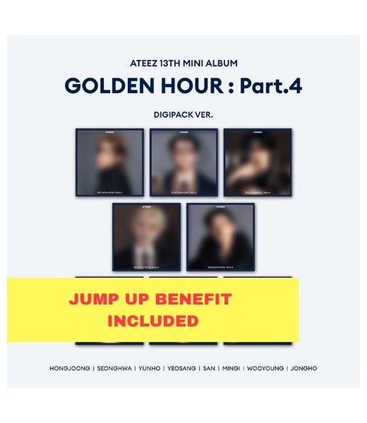 Preorder: ATEEZ - [GOLDEN HOUR : Part.4] (DIGIPACK VER.) pob JUMP UP sklep z albumami kpop polska album kpop kpopszop