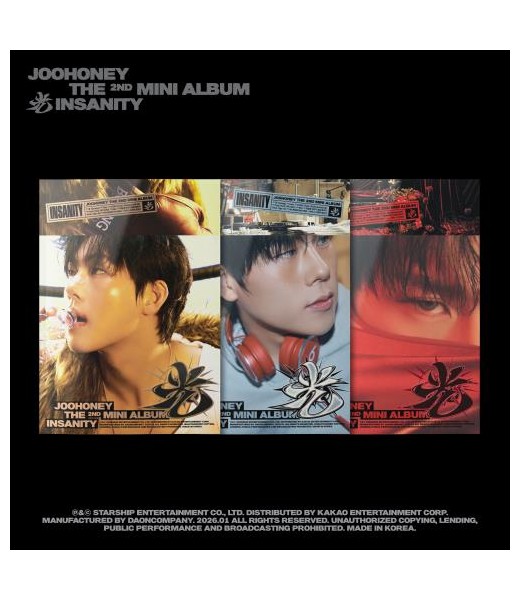 Pre-Order: JOOHONEY - 2ND MINI ALBUM 光 (INSANITY) sklep kpopszpo