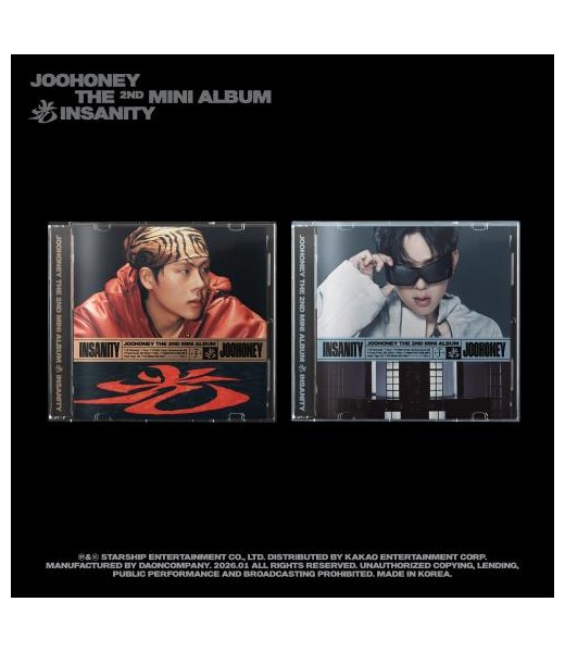 Pre-Order: JOOHONEY - 2ND MINI ALBUM [光 (INSANITY)] (JEWEL VER.) (LIMITED Ver.)  kpopszop polska sklep