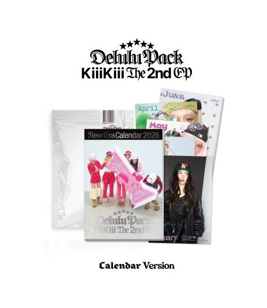 Preorder: KiiiKiii - The 2nd EP [Delulu Pack] (Calendar Version) kpop group sklep kpopszop polska