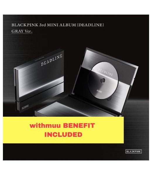 Preorder: BLACKPINK - DEADLINE (GRAY Ver.) POB withmuu sklep kpopszop polska poznań bp blackpink