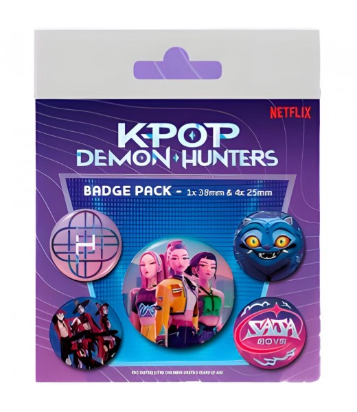 Zestaw przypinek - KPop...