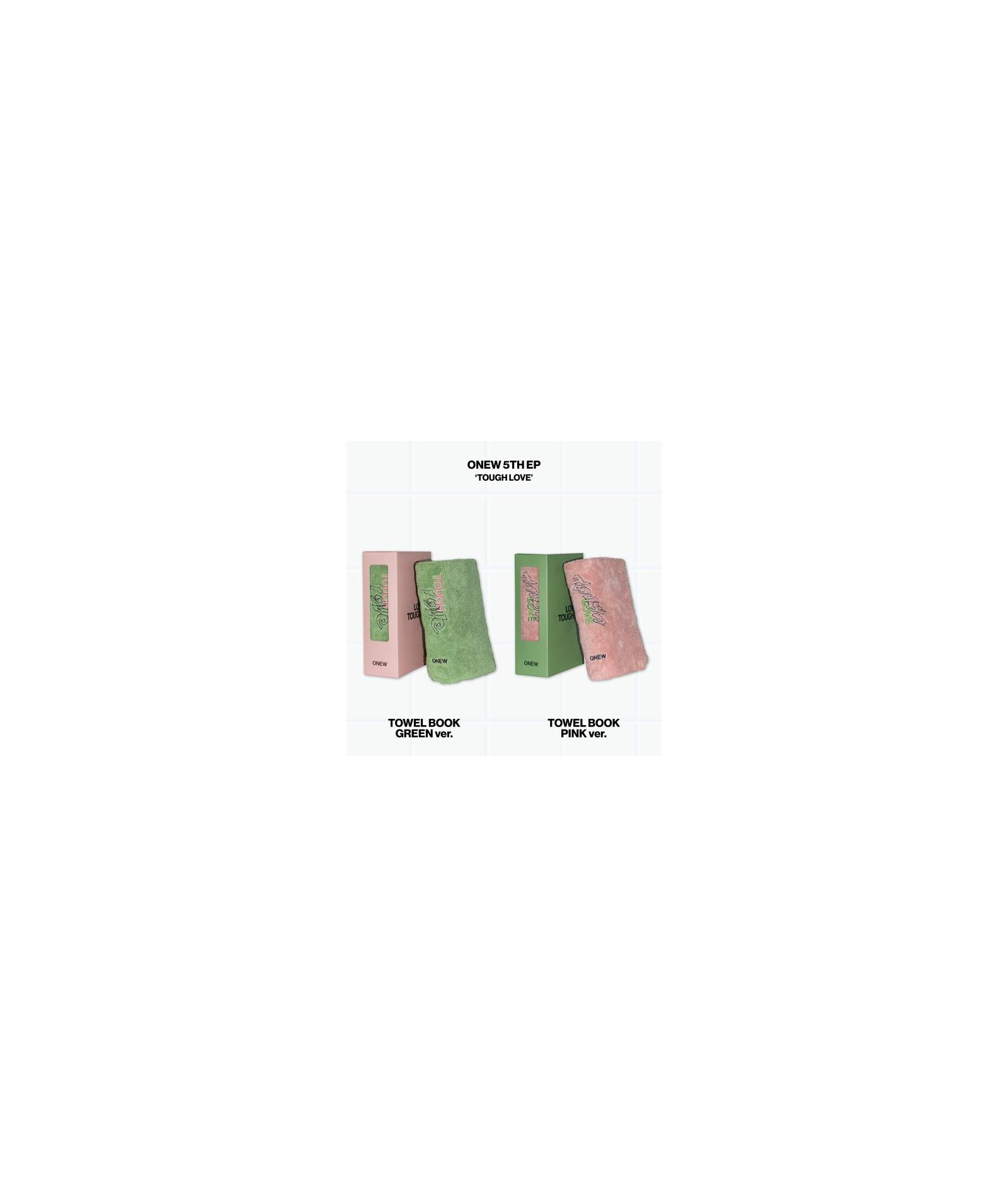 Preorder: ONEW - 5th mini album [TOUGH LOVE] (TOWEL BOOK Ver.) sklep z albumami kpop polska poznań