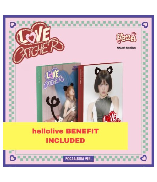 Preorder: (hellolive) YENA - 5th mini album 'LOVE CATCHER' (POCAALBUM Ver.)  sklep kpopszop album kpop yena pob