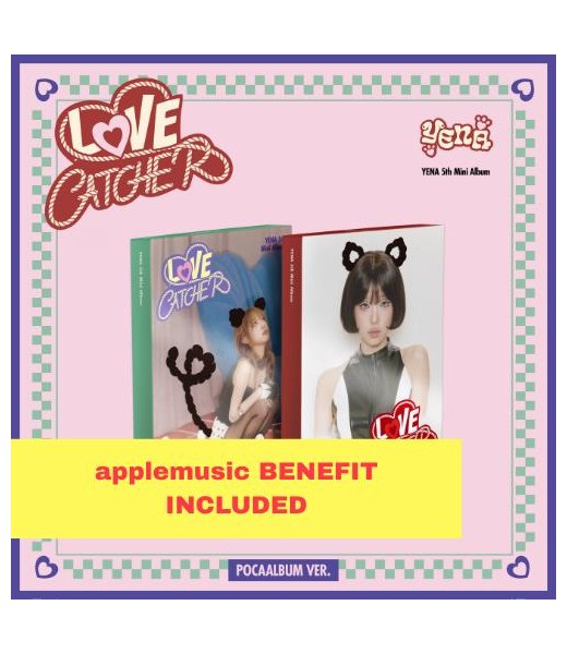 Preorder: (applemusic) YENA - 5th mini album 'LOVE CATCHER' (POCAALBUM Ver.) pob yena kpop album kpopszop sklep z albumami kpop