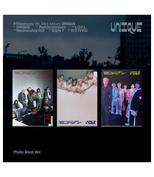 Preorder: P1Harmony - UNIQUE (Photobook Ver.) album kpop kpopszop sklep poznań